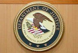 The seal of the Department of Justice