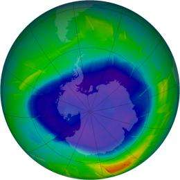 NASA Satellite Data Show Progress of 2009 Antarctic Ozone Hole