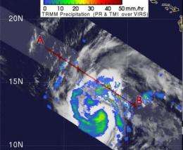 NASA's TRMM sees some heavy rains in Neki as it heads toward Johnston Island