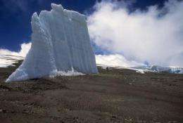 Snows Of Kilimanjaro shrinking rapidly, and likely to be lost