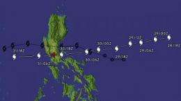 Typhoon Mirinae already raining on the Philippines