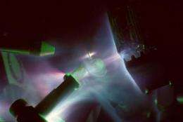 Researchers use trident laser to accelerate protons to record energies