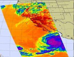 NASA Satellites and Baja California on watch as Hurricane Rick approaches