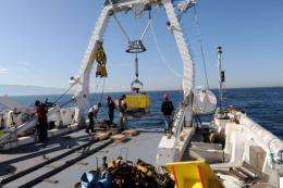 Researchers from France and Turkey scanned the Marmara's seabed over six weeks