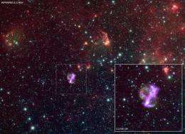 Supernova remnant is an unusual suspect