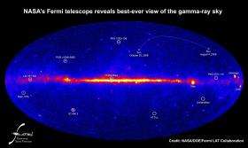 Fermi telescope reveals best-ever view of the gamma-ray sky