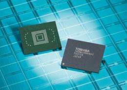 Toshiba Launches Highest Density Embedded NAND Flash Memory Modules 