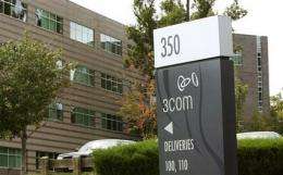 Hewlett Packard to buy 3Com for $2.7B (AP)