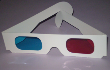 Anaglyph 3D glasses