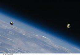 ANDE-2 satellite deployed from Space Shuttle Endeavour