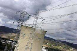 A power plant pictured in northern Spain in March 2007