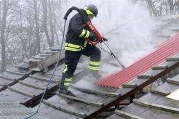 A Swedish fireman in Boraas