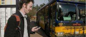 Bus left you waiting in the cold? Use your cell phone to track it down