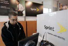 Despite prepaid lift, Sprint Nextel loss widens (AP)