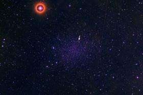 Dust around a primitive star sheds new light on universe's origins