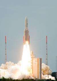 European rocket hoists biggest-ever telecoms satellite