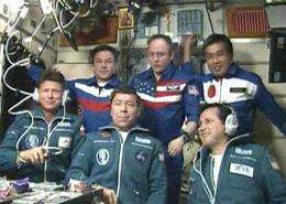 Expedition 19 Crew Docks with Space Station