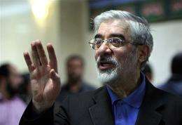 Former Iranian premier Mir Hossein Mousavi