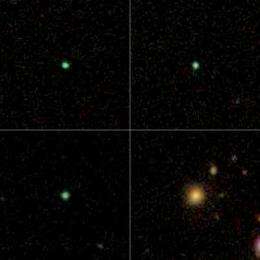Galaxy Zoo hunters help astronomers discover rare 'Green Pea' galaxies
