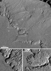 Geological landforms indicate 'recent' warm weather on Mars