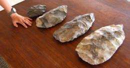 Giant stone-age axes found in African lake basin