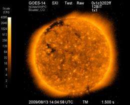 GOES-O Releases First Solar Image