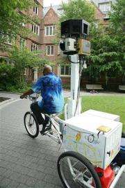 Google tricycle snaps views from Philly campus (AP)