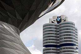 Headquarters of German luxury car maker BMW in Munich