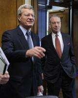 House eyes new taxes as senators pare health bill (AP)