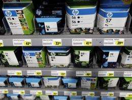 HP 3Q profit drops 19 pct, weak PC, ink sales (AP)