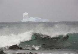 Icebergs head from Antarctica for New Zealand (AP)