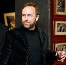 Jimmy Wales, co-founder of online collaborative encyclopedia Wikipedia