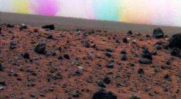 Mars Dust Devil Has Colorful Effect in Image Series