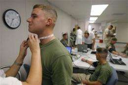 Military experiment seeks to predict PTSD (AP)