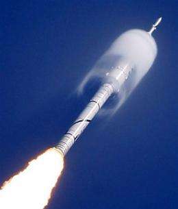 NASA: Booster rocket damaged in test flight (AP)