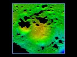 NASA's LCROSS Reveals Target Crater For Lunar South Pole Impacts