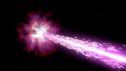 New gamma-ray burst smashes cosmic distance record