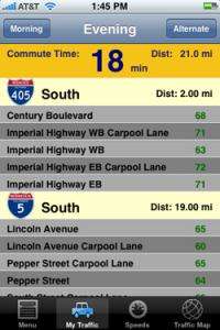 New iPhone Traffic App Delivers Personalized Traffic Reports to California Commuters