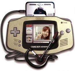 Nintendo's portable game console "Game Boy Advance" (released in 2003)