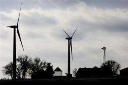 Not so windy: Research suggests winds dying down (AP)