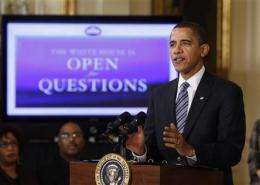 Obama turns to Web to take questions from public (AP)