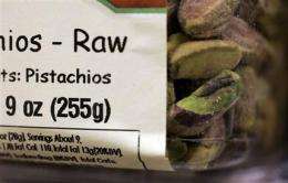 Pistachio warning could signal food safety shift (AP)