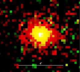 Giant Galaxy Hosts the Most Distant Supermassive Black Hole