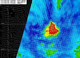 QuikScat and Aqua providing important data on Tropical Storm Anja