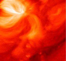 Solar winds triggered by magnetic fields