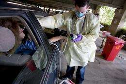 Stanford Hospital does nation’s first drive-through pandemic exercise