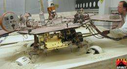 Test Mars Rover Checks Pivoting Technique