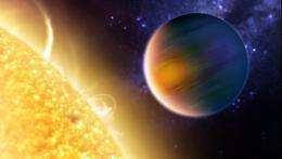 Transiting exoplanet