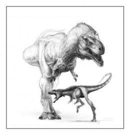 T. rex body plan debuted in Raptorex, but 100th the size