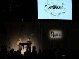 Twitter co-founder Biz Stone at the 13th Annual Webby Awards in New York earlier this month